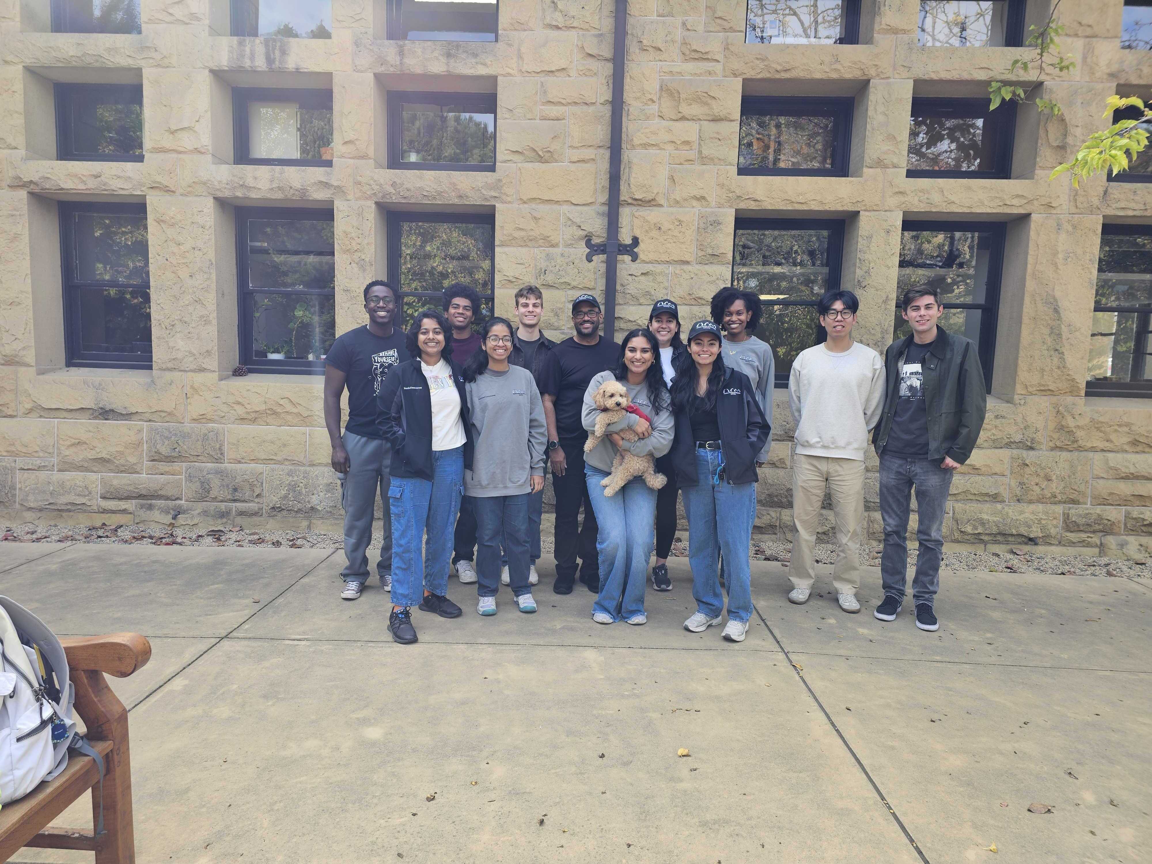 ARMLab group photo in the courtyard