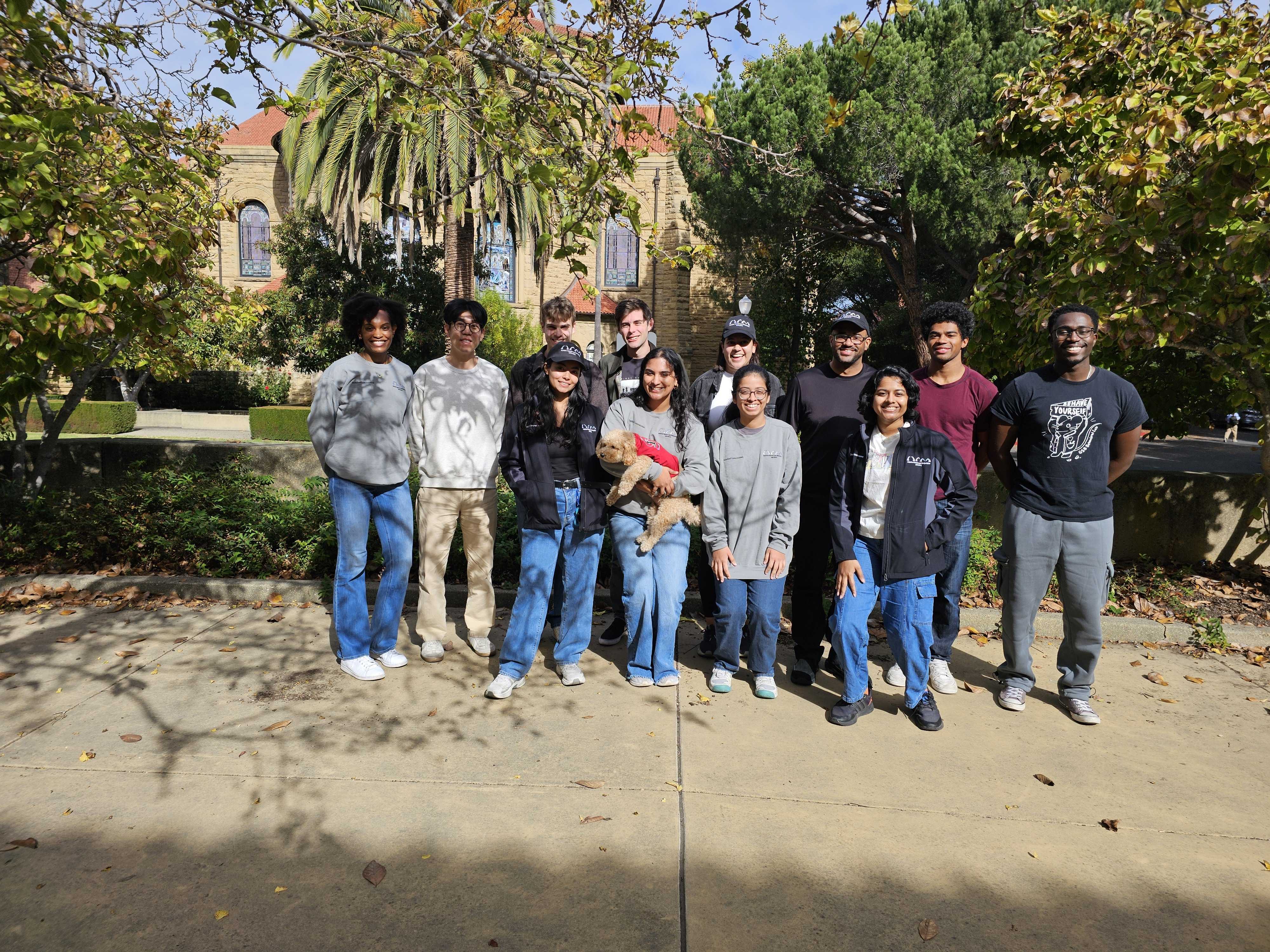 ARMLab group photo on the quad